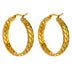 Jonc ajustable et Boucles d'oreilles "Sienna"